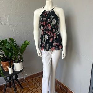 Express Floral Halter Neck